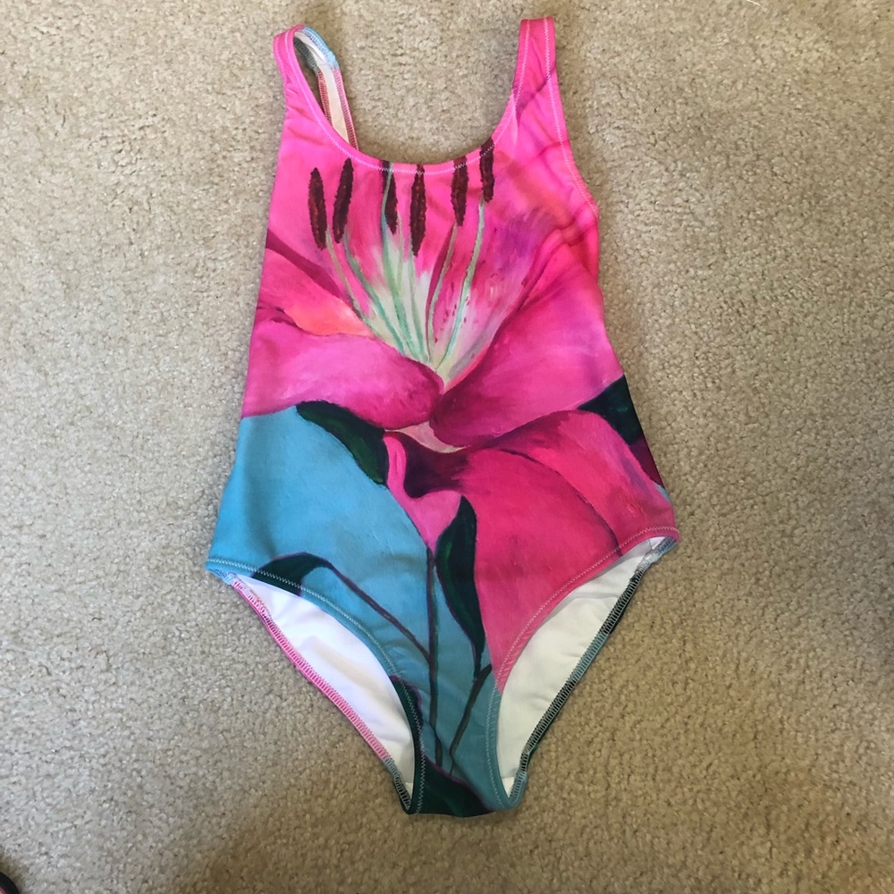 Handcrafted Flower One Piece from Aqua Burns